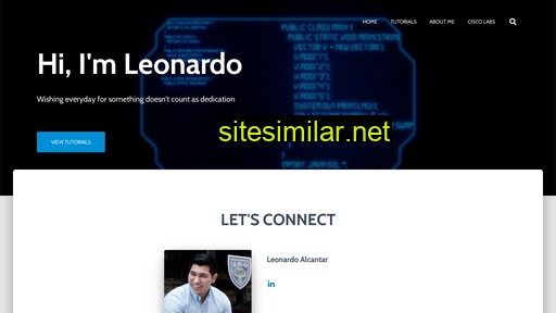 leonardoalcantar.com alternative sites