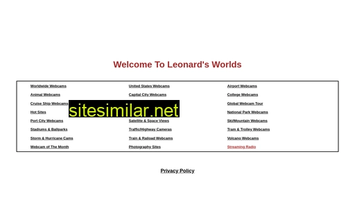 leonardsworlds.com alternative sites