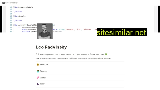 leoradvinsky.com alternative sites