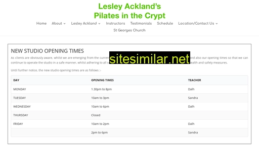 lesleyackland.com alternative sites