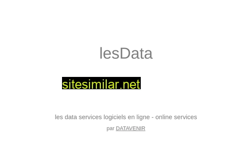 Lesdata similar sites