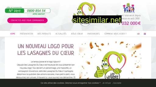 leslasagnesducoeur.com alternative sites