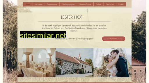 Lesterhof-events similar sites