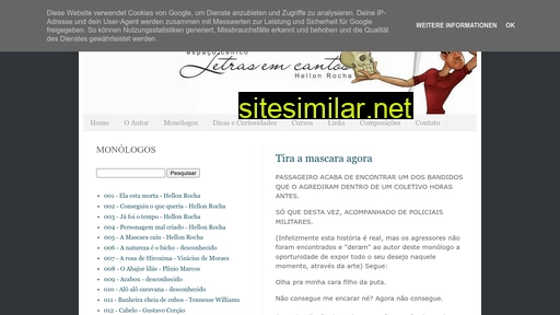 letrasemcantos-monologos.blogspot.com alternative sites