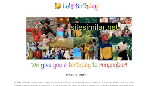 letsbirthday.com alternative sites