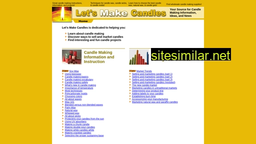 letsmakecandles.com alternative sites