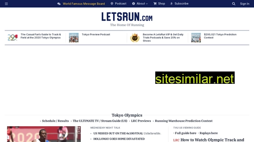 letsrun.com alternative sites