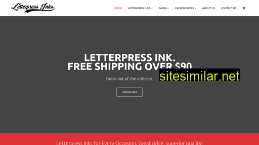 letterpressink.com alternative sites