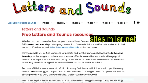 Letters-and-sounds similar sites