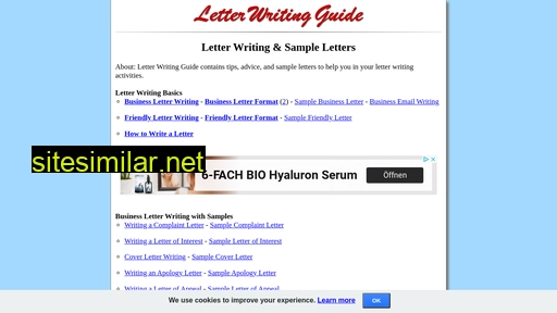 letterwritingguide.com alternative sites