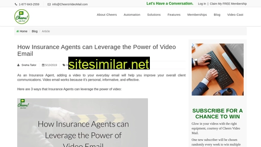 leveragethepowerofvideoemail.com alternative sites
