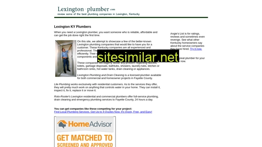 lexington-plumber.com alternative sites