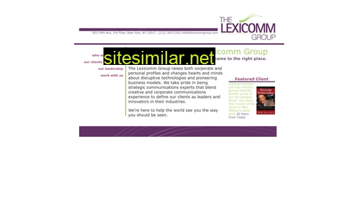 lexicommgroup.com alternative sites