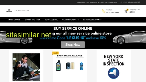 lexusofqueensparts.com alternative sites