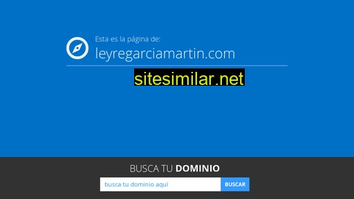 Leyregarciamartin similar sites