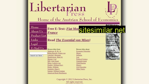 libertarianpress.com alternative sites