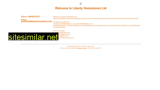libertyhomestores.com alternative sites
