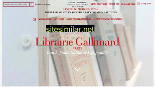 librairie-gallimard.com alternative sites