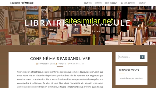 Librairie-preambule similar sites