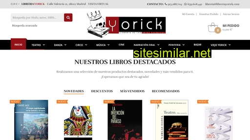 Libreriayorick similar sites