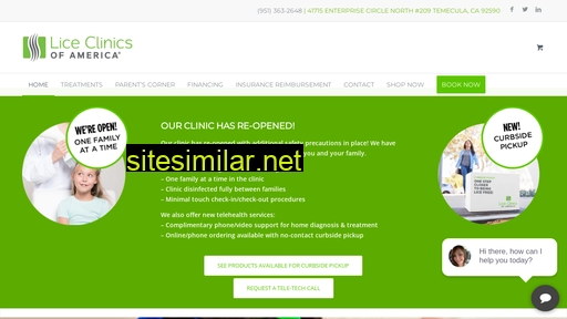 Liceclinicstemecula similar sites