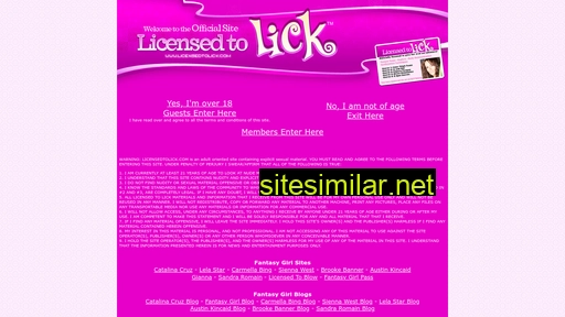 licensedtolick.com alternative sites