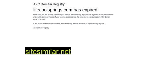 lifecoolsprings.com alternative sites