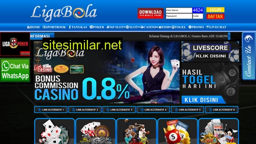 ligabola.com alternative sites