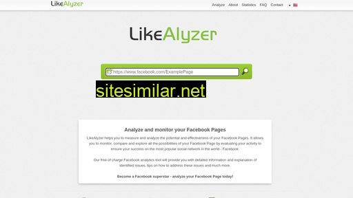 Likealyzer similar sites