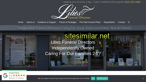 liliesfunerals.com alternative sites