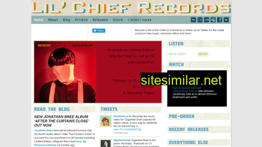 Lilchiefrecords similar sites