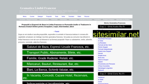 Limba-franceza-gramatica similar sites