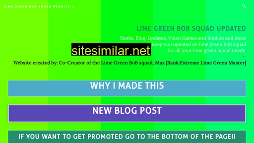 limegreenbobsquad.weebly.com alternative sites