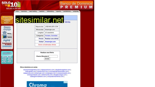 lineamujer.com alternative sites