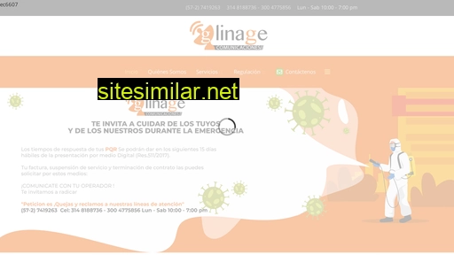 Linagecomunicaciones similar sites