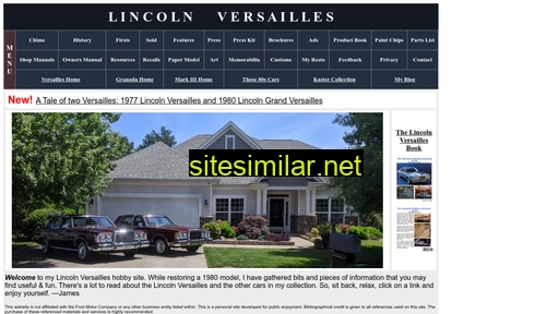 Lincolnversailles similar sites