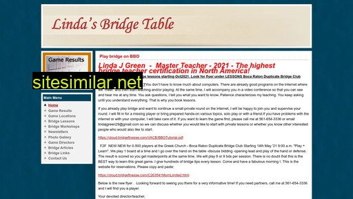 lindasbridgetable.com alternative sites