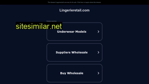 lingerieretail.com alternative sites