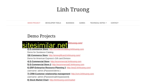 linhtruong.com alternative sites