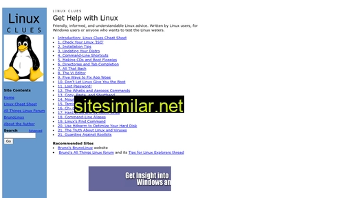 Linuxclues similar sites