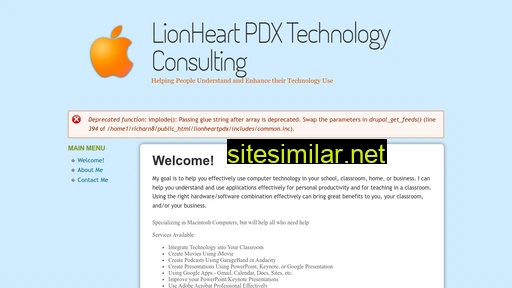 Lionheartpdx similar sites