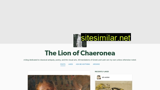 lionofchaeronea.tumblr.com alternative sites