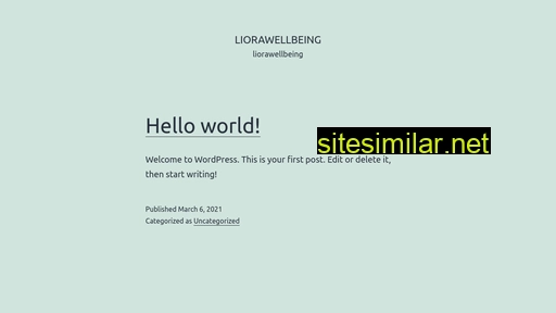 liorawellbeing.com alternative sites