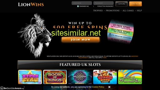 Lionwins similar sites