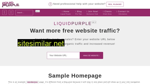 liquidpurple.com alternative sites