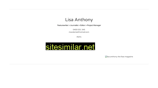 lisaanthonyprojects.com alternative sites