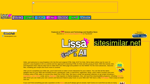 lissaexplains.com alternative sites
