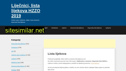 lista-lijekova.com alternative sites