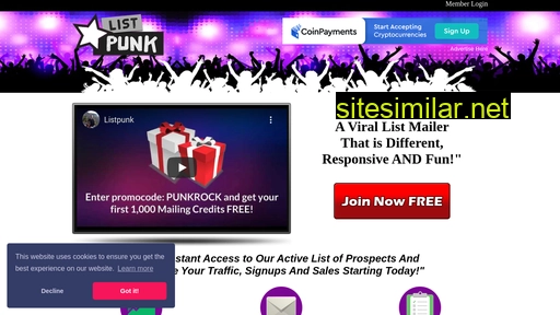 listpunk.com alternative sites