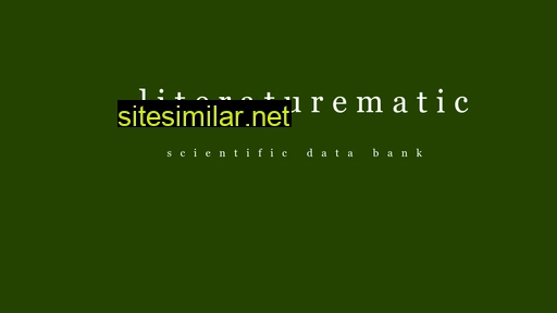 literaturematic.com alternative sites